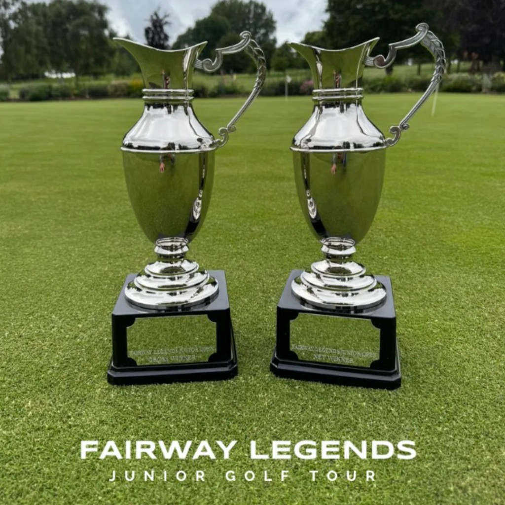 Fairway Legends Junior Open Gross and Net winner trophies